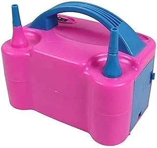 Electric balloon pump pink/blue