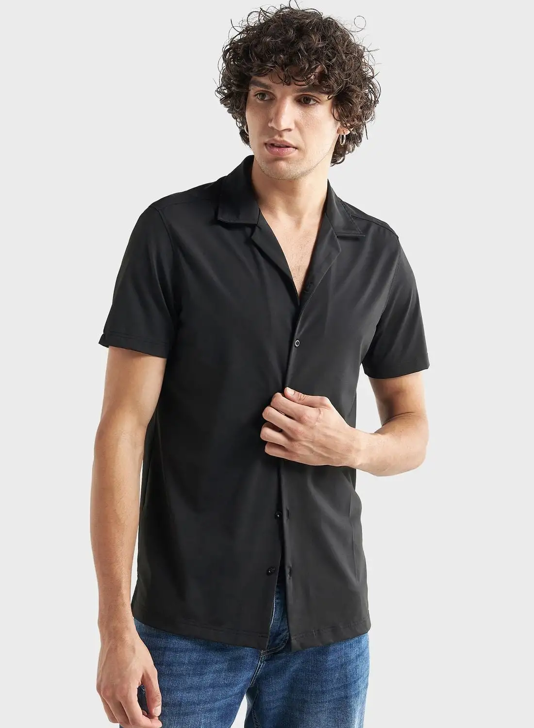 FAV Printeded Camp Collar Shirt