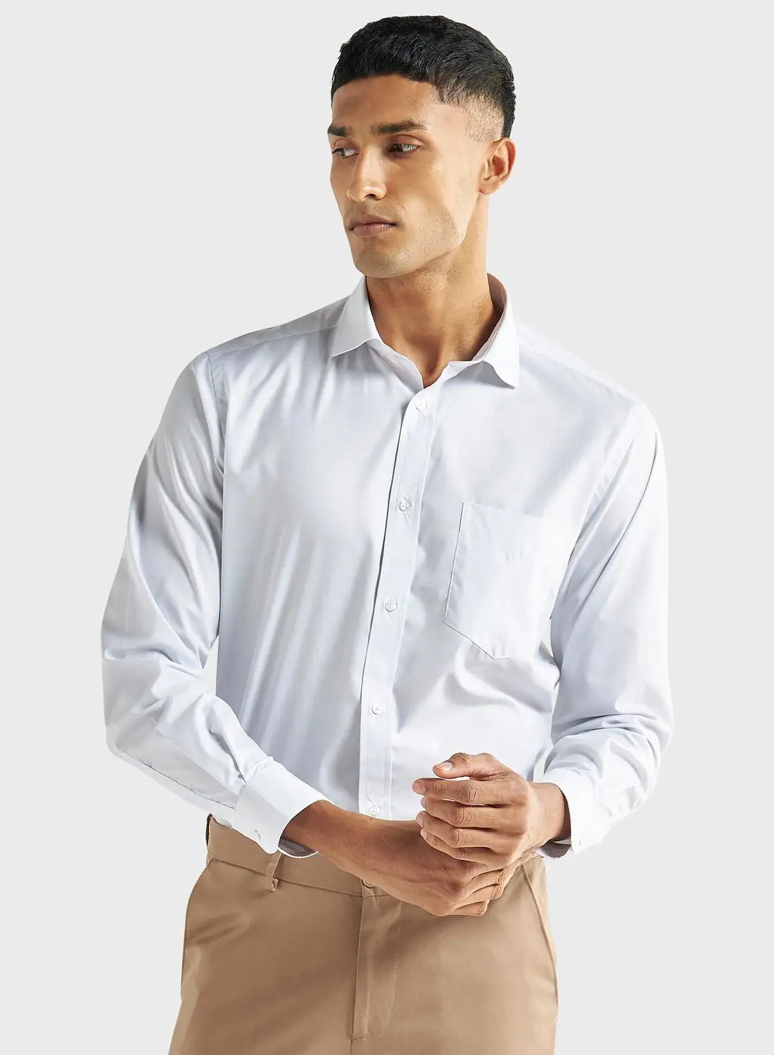 FAV Solid Shirt With Pocket