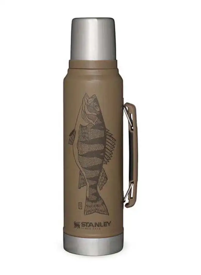 Stanley Classic Legendary Bottle 1L / 1.1QT Peter Perch – BPA FREE Stainless Steel Thermos | Keeps Cold or Hot for 24 Hours | Leakproof Lid Doubles as Cup | Dishwasher Safe | Lifetime Warranty