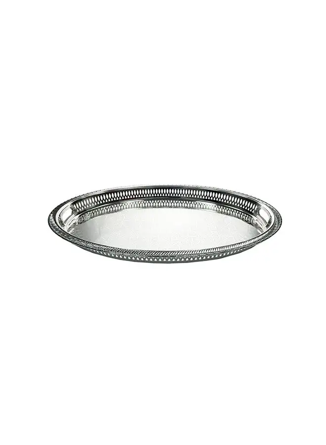 ZOLTEN Silverplated Large Size Oval Tray