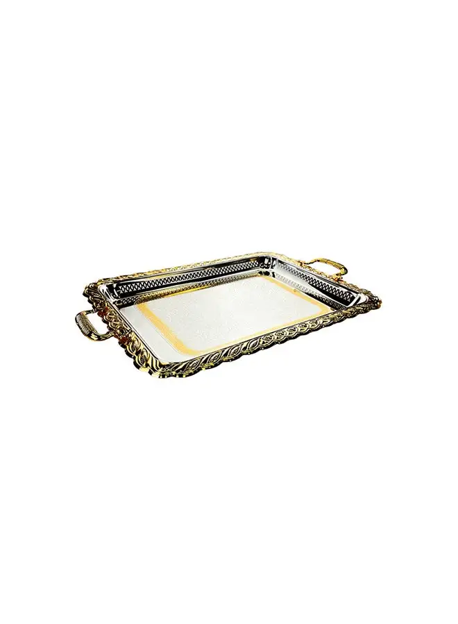 ZOLTEN Silverplated Large Size Rectangle Tray