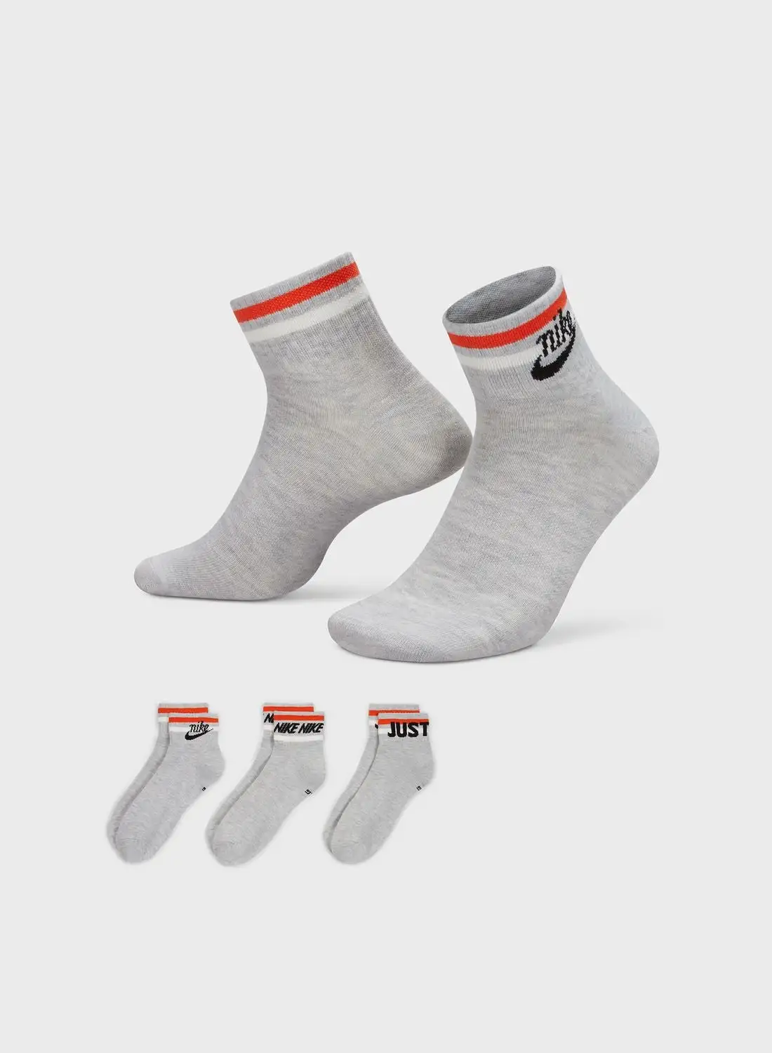 Nike 3 Pack Nsw Everyday Essential Ankle Socks