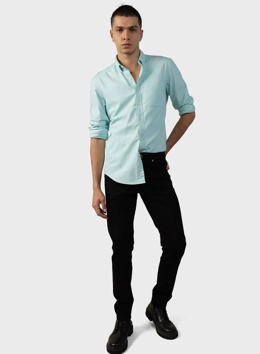 American Eagle Button Down Slim Fit Shirt