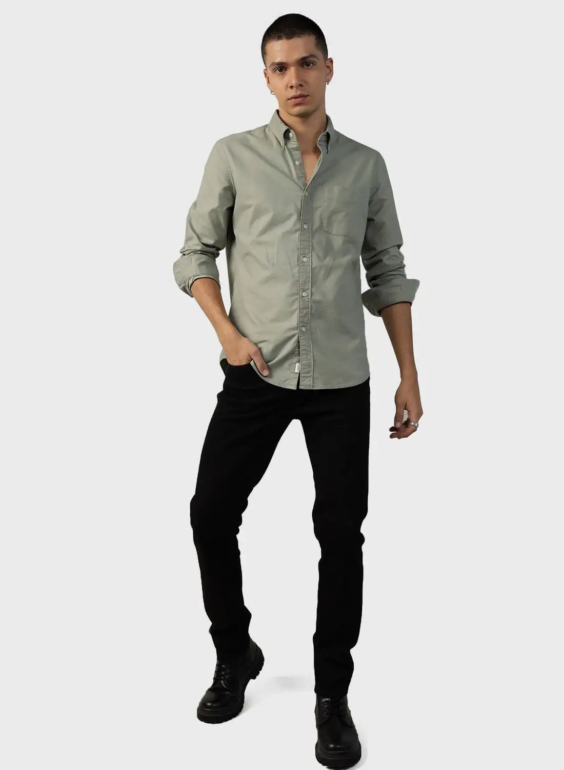 American Eagle Button Down Slim Fit Shirt