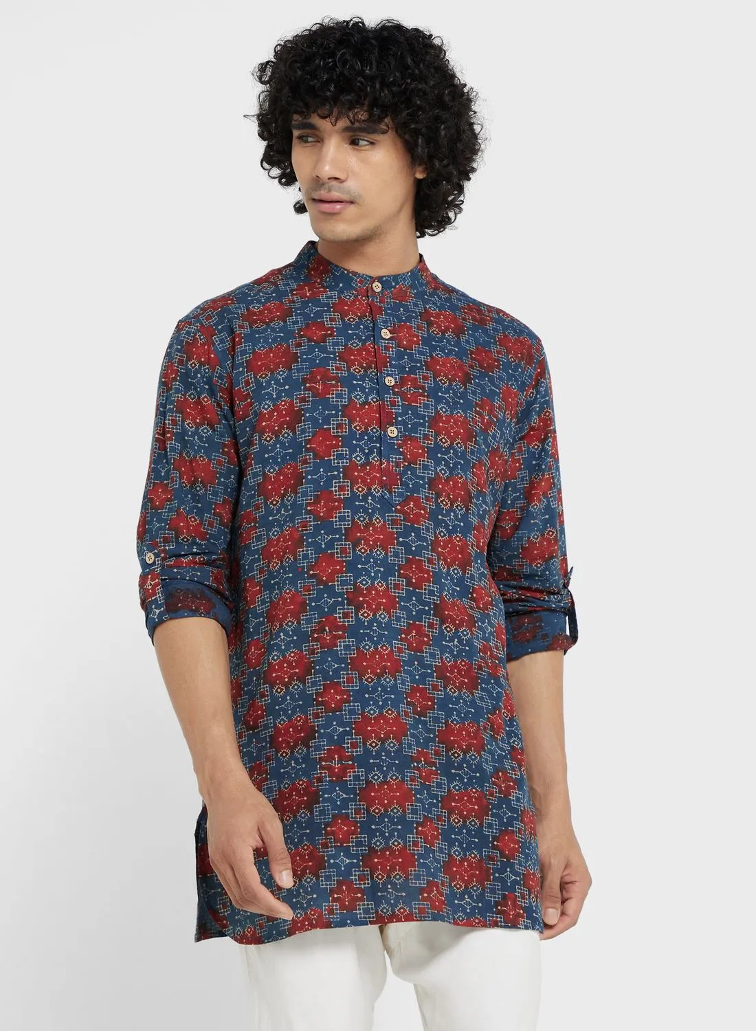 Fabindia Printed Long Kurta