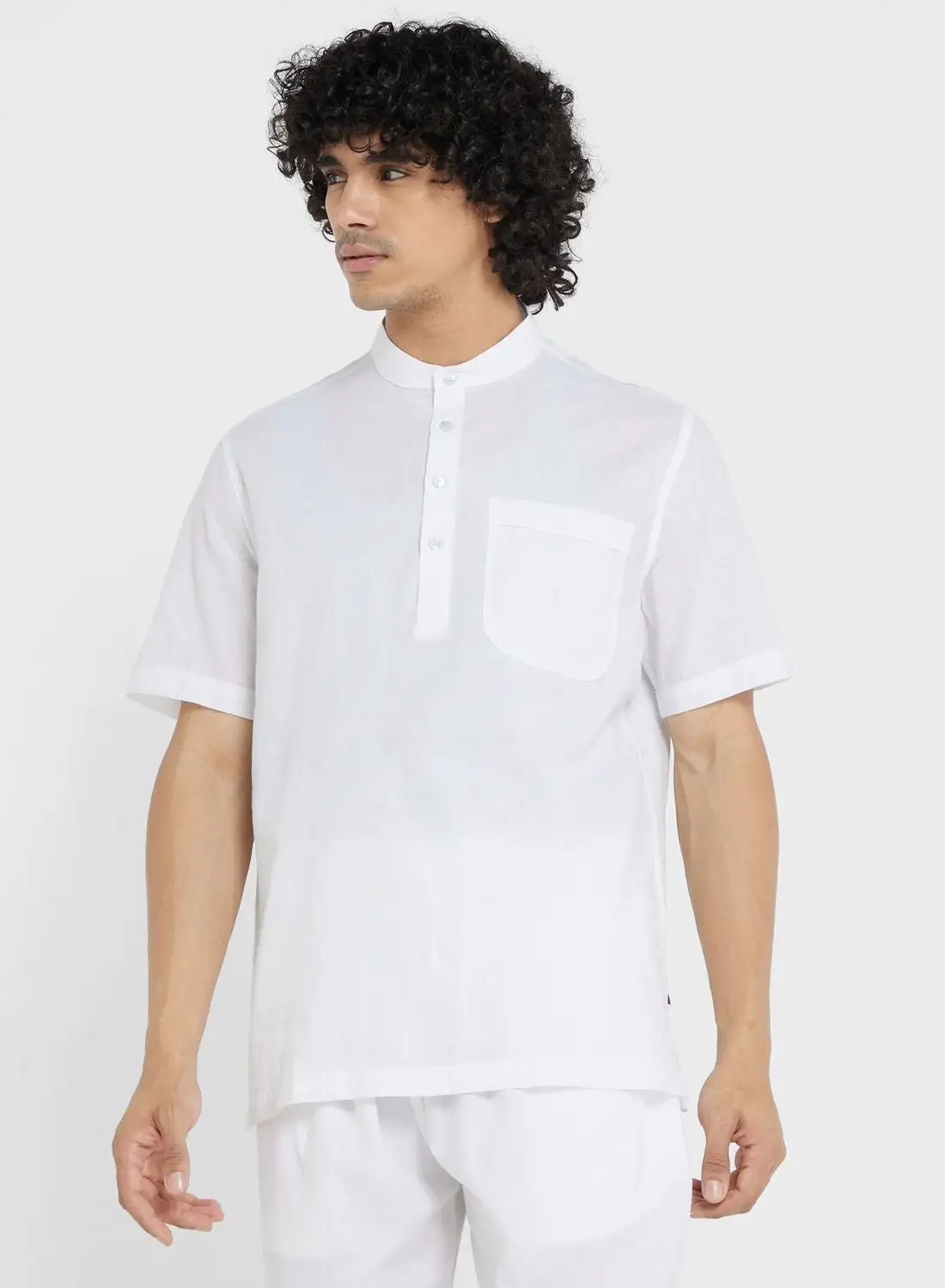 Fabindia Printed Regular Fit Shirt