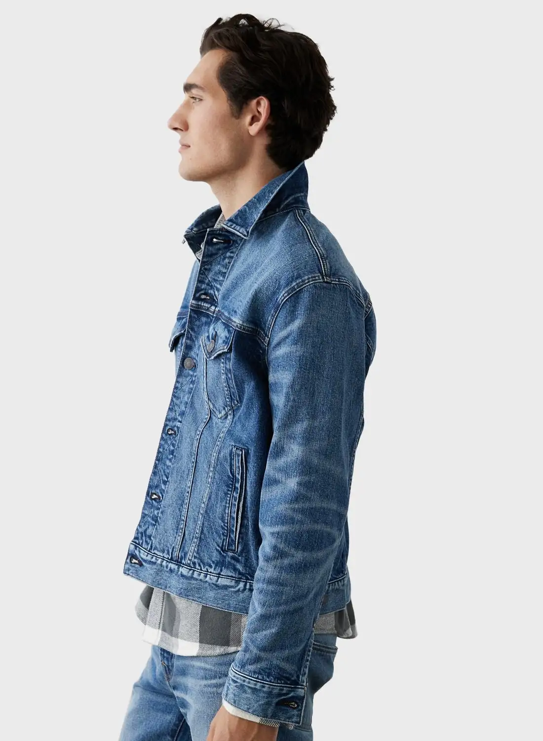 American Eagle Pocket Detail Denim Jacket