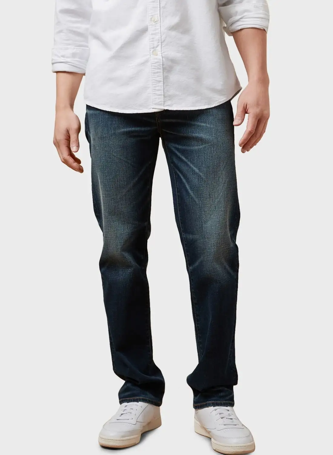 American Eagle Mid Wash Straight Fit Jeans