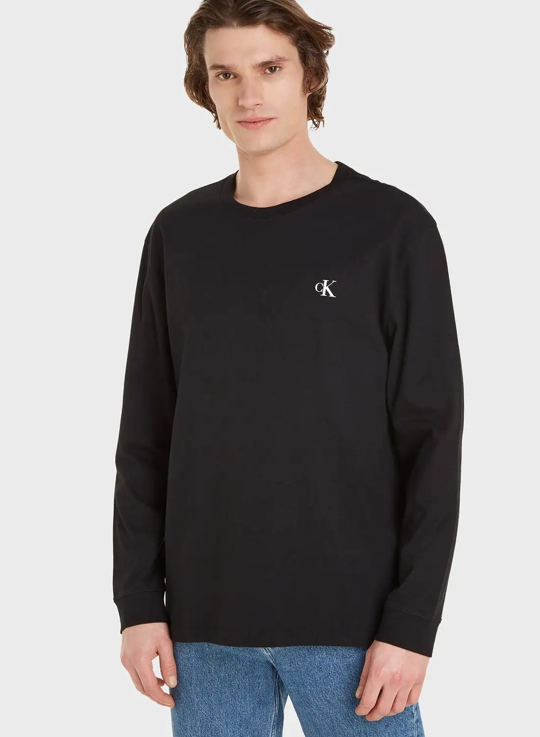 Calvin Klein Jeans Graphic Crew Neck T-Shirt