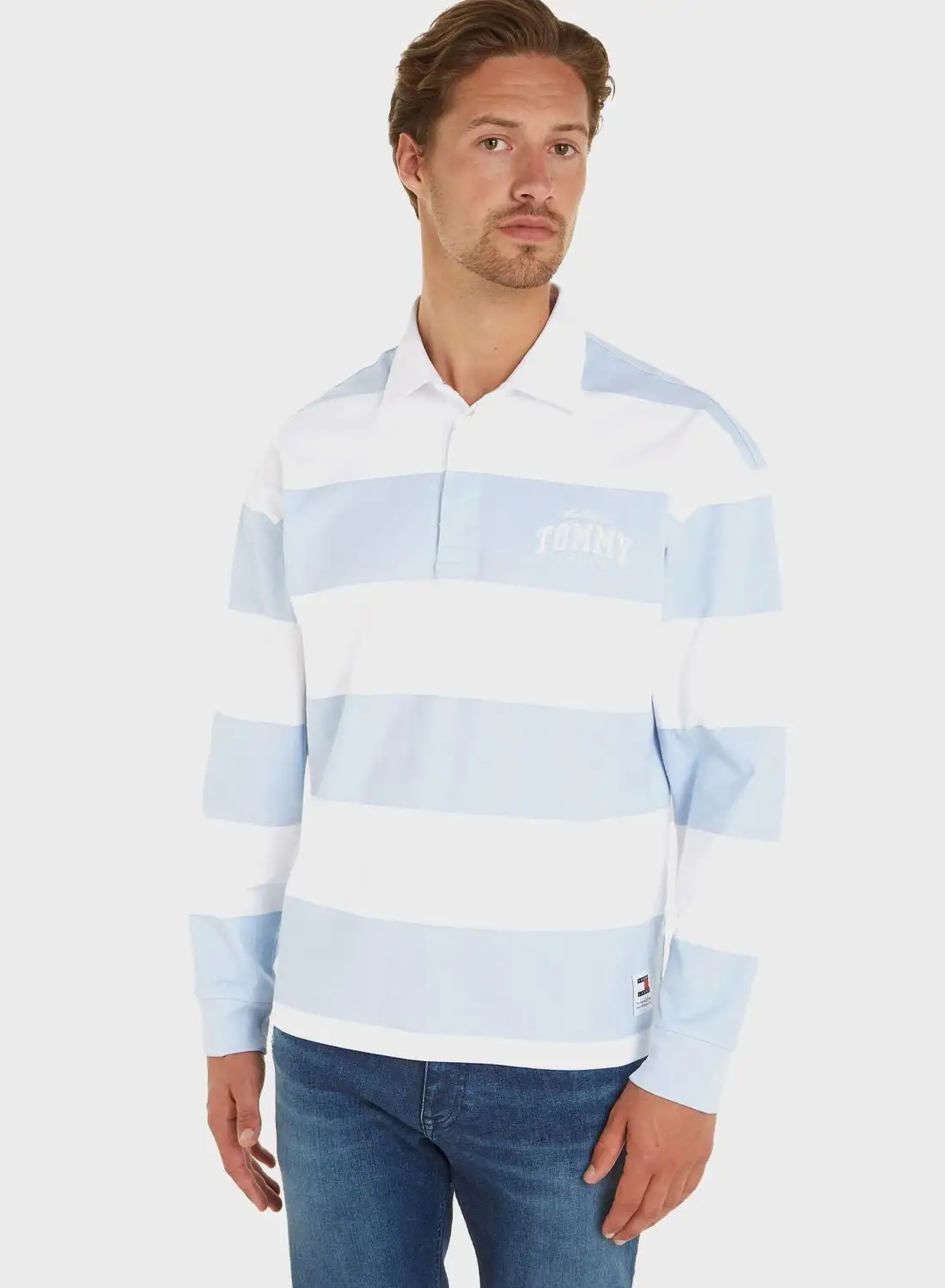 TOMMY JEANS Stripe Polo