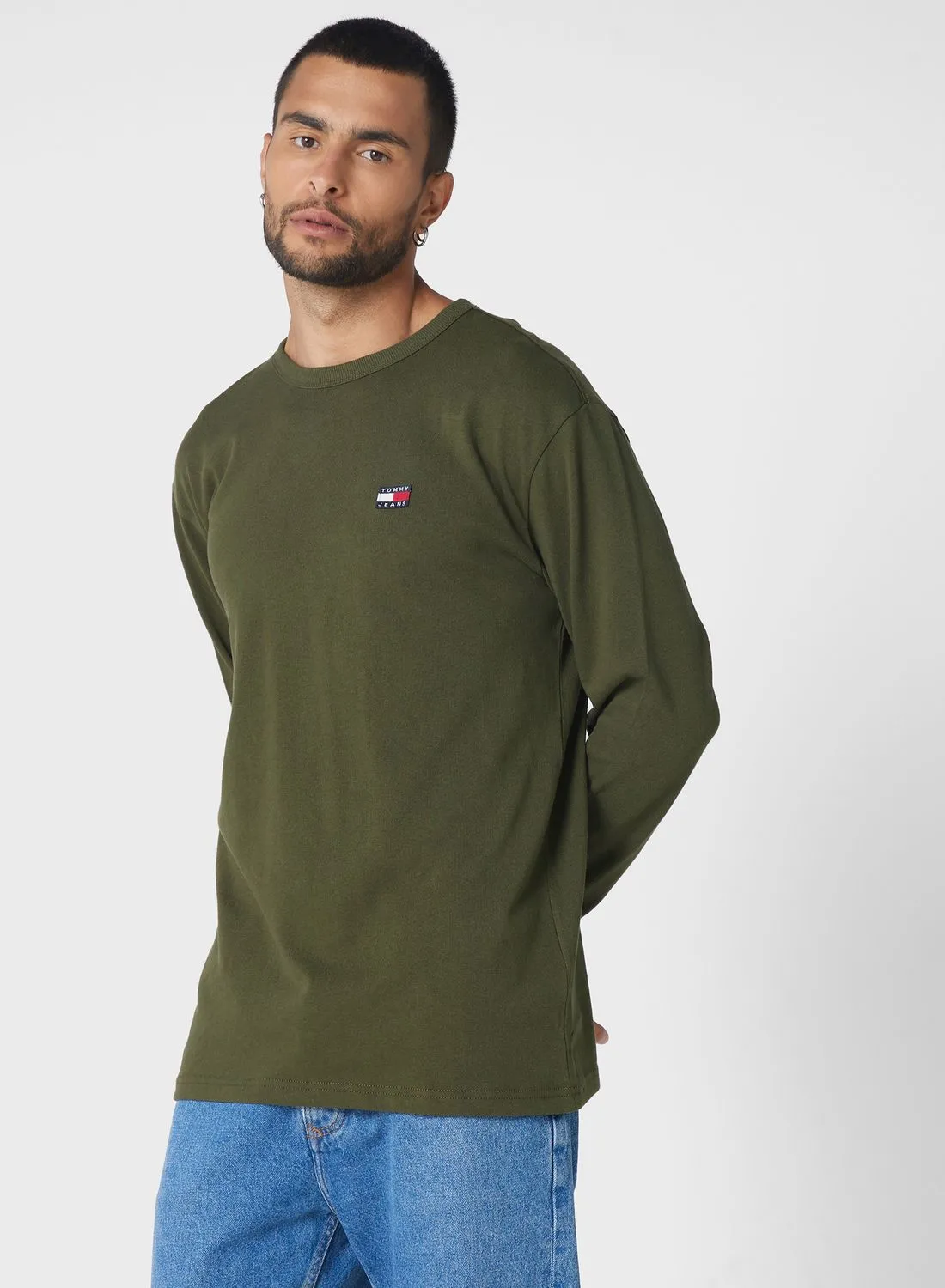 TOMMY JEANS Logo Crew Neck Sweatshirt