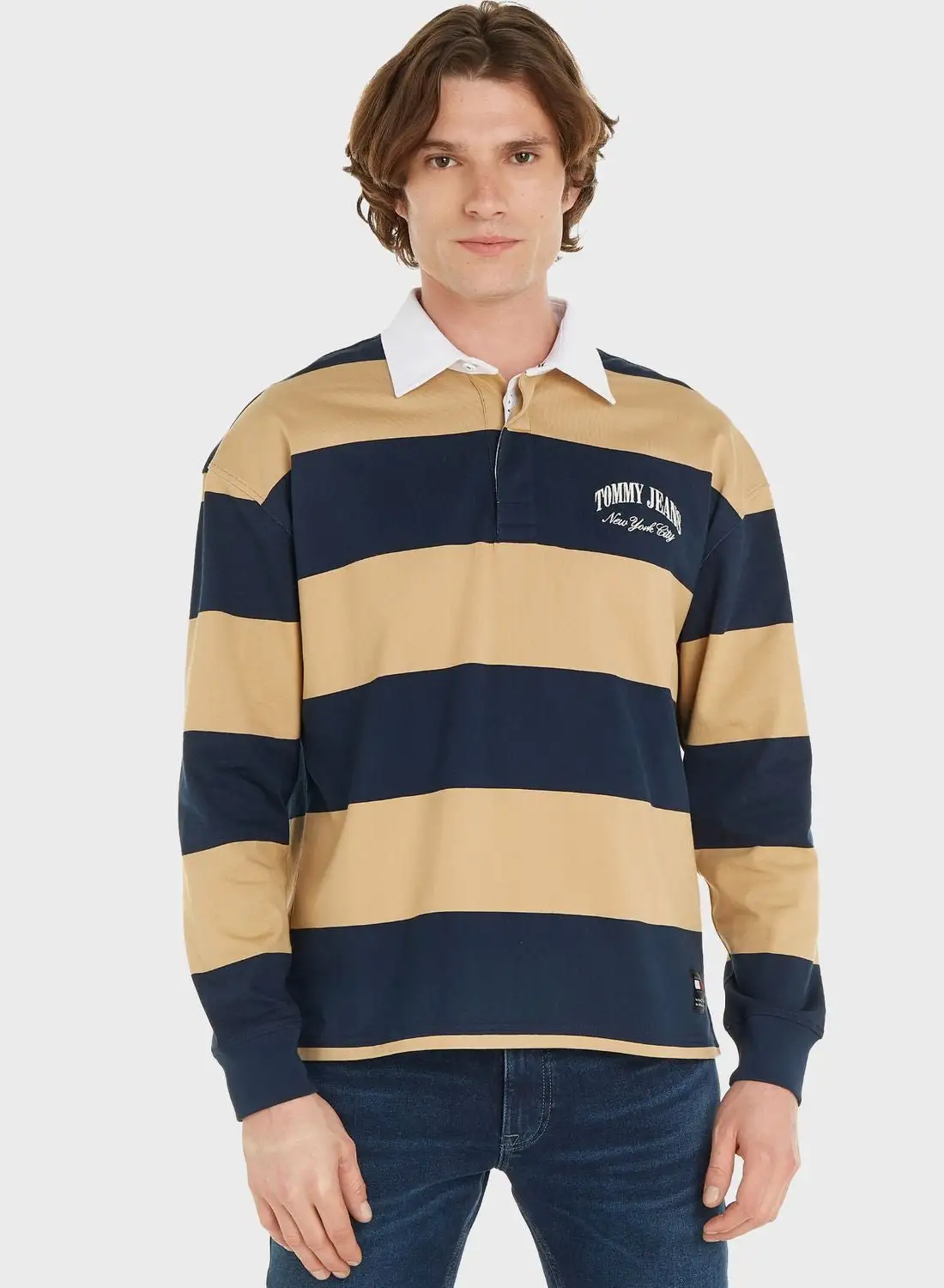 TOMMY JEANS Stripe Polo