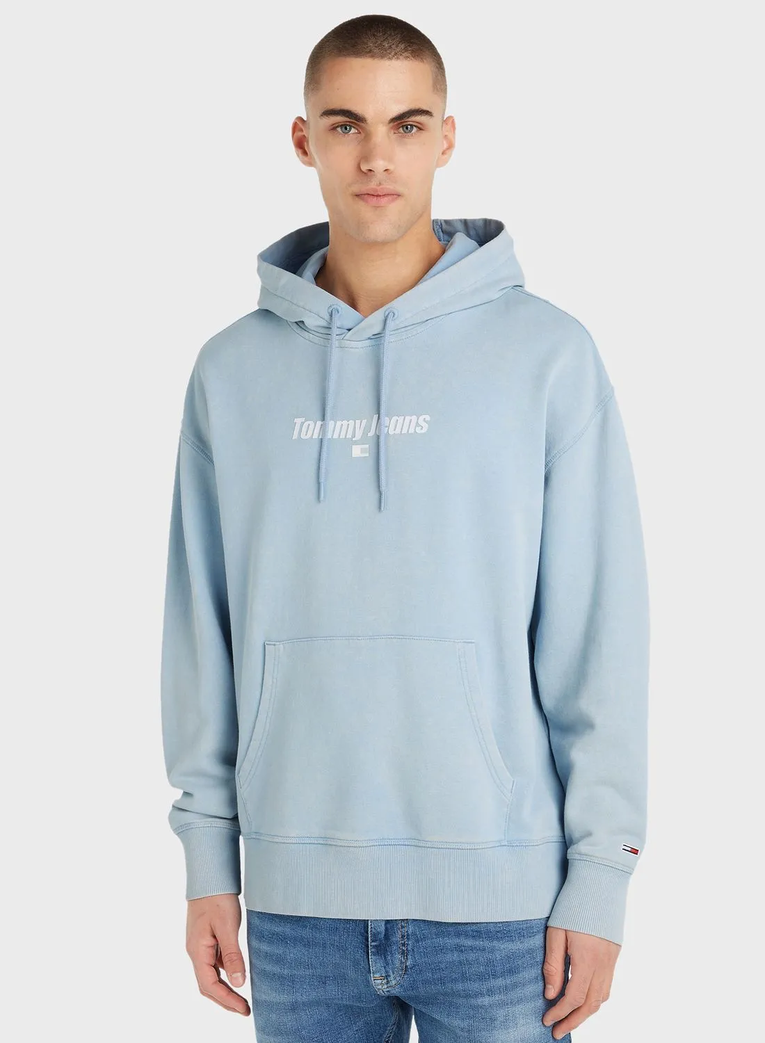 TOMMY JEANS Logo Printed Hoodie