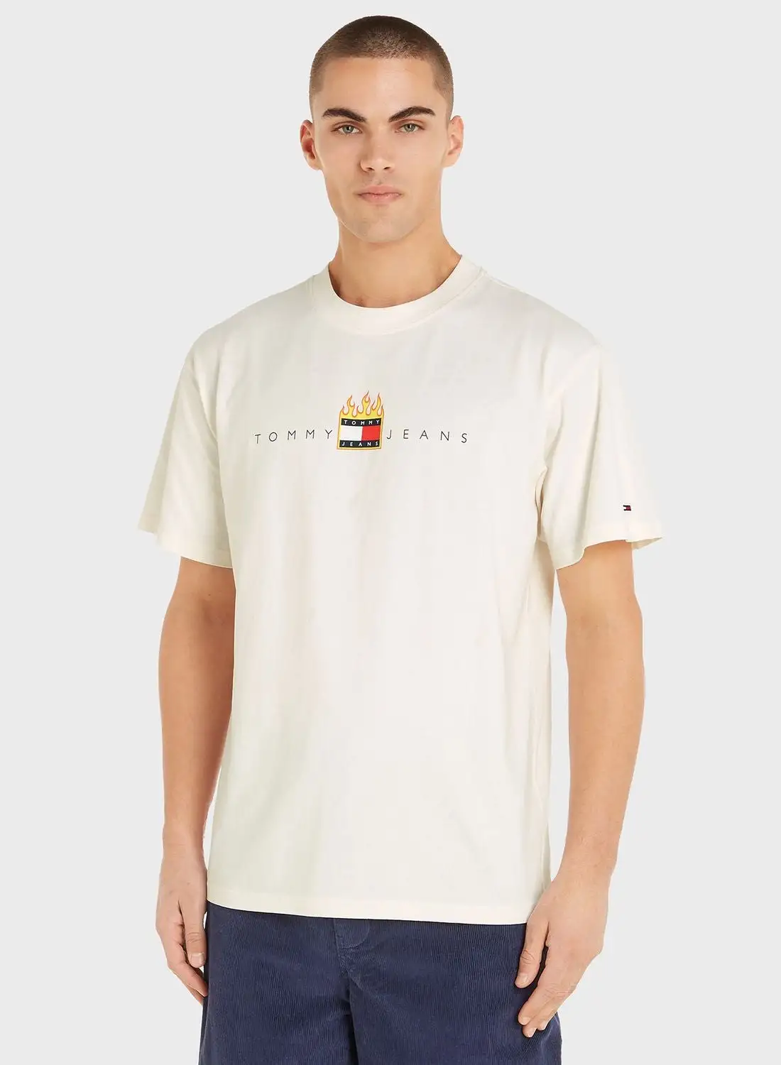 TOMMY JEANS Graphic Crew Neck T-Shirt