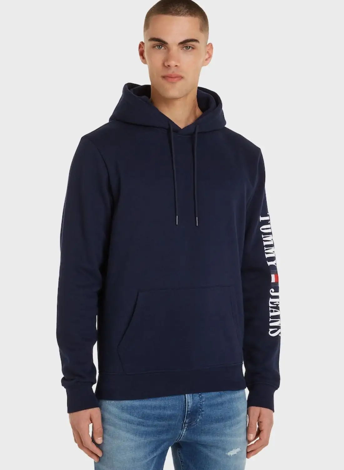 TOMMY JEANS Side Logo Print Hoodie