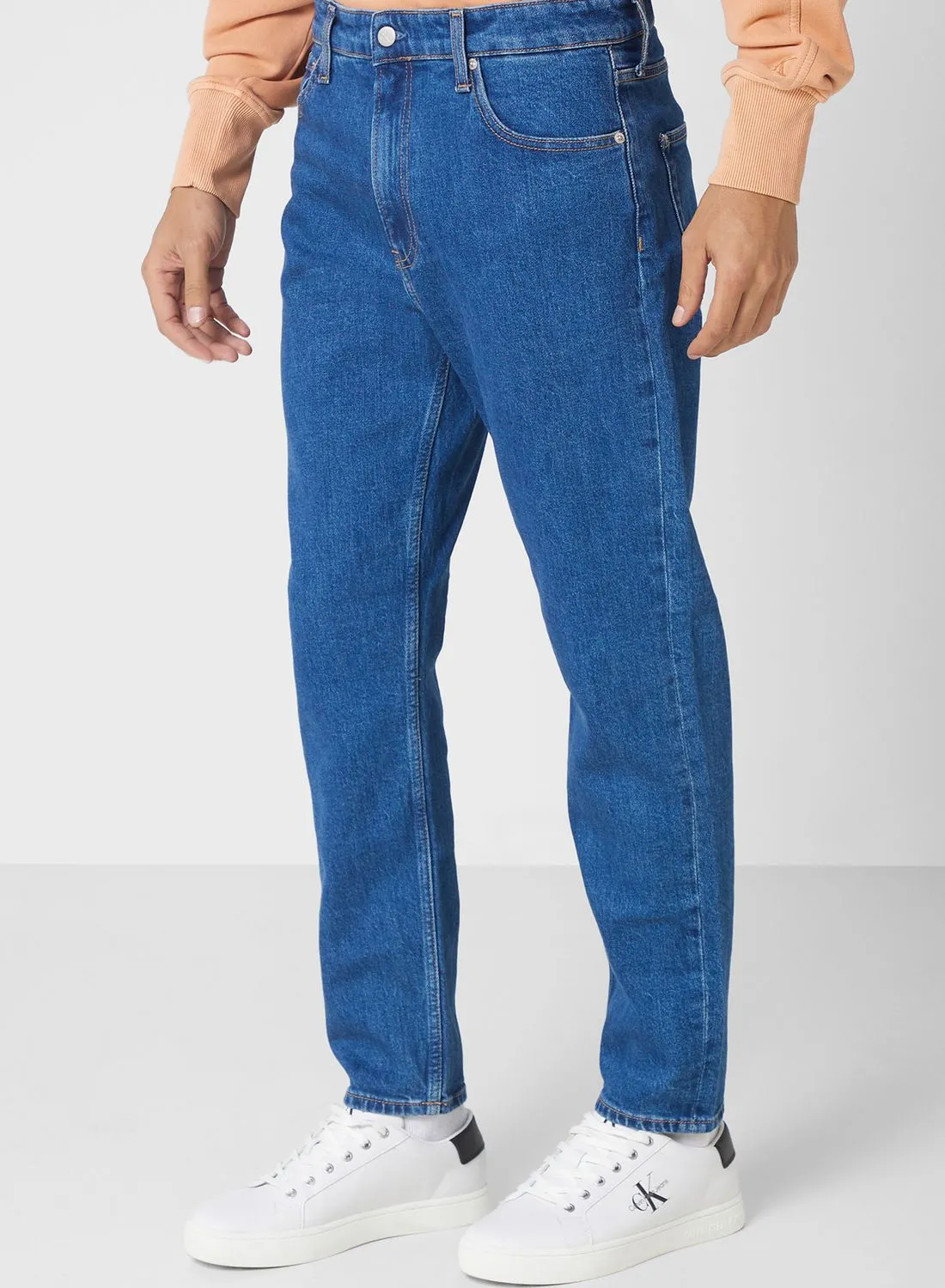 Calvin Klein Jeans Mid Wash Slim Fit Jeans