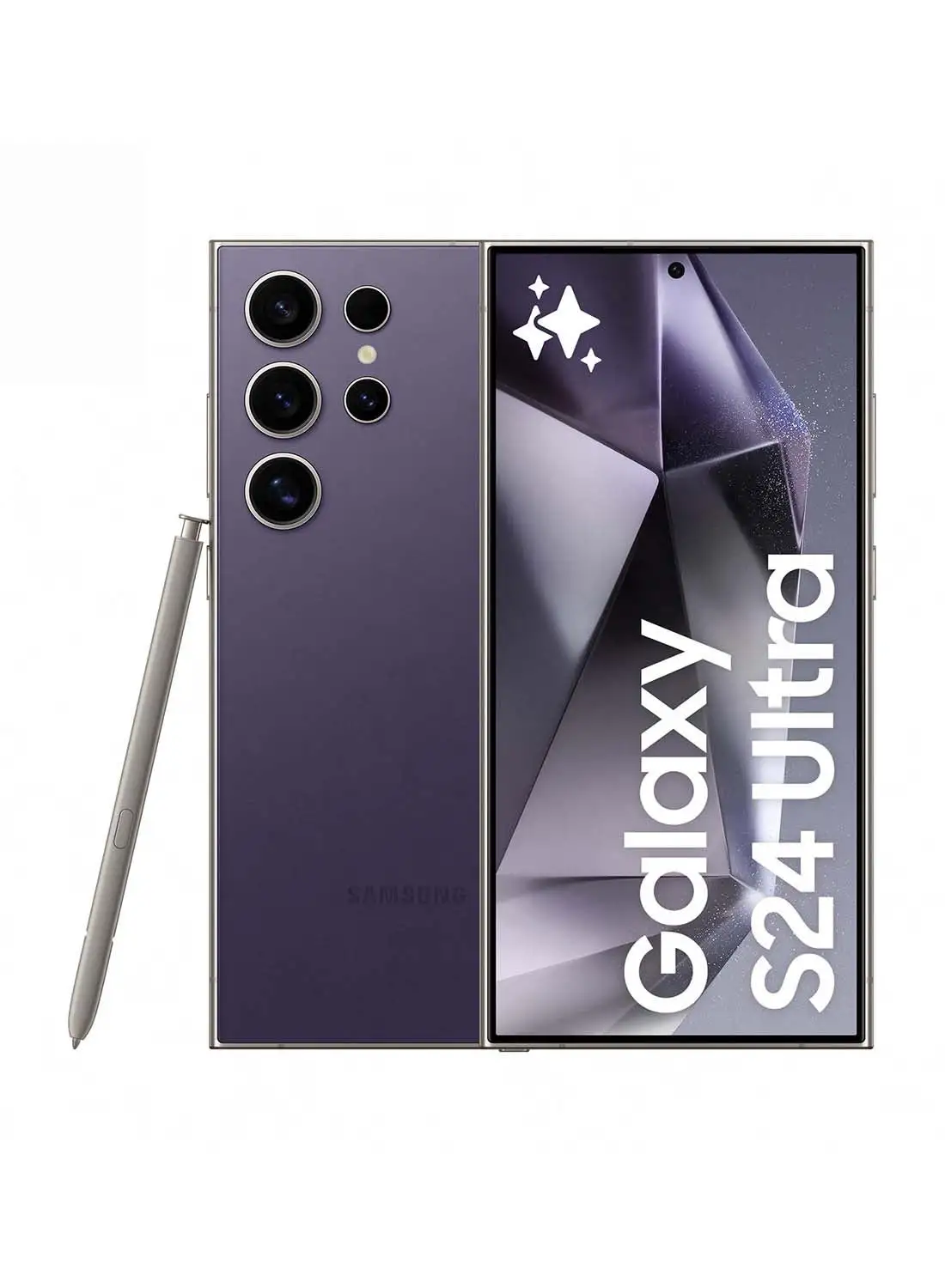 Samsung Galaxy S24 Ultra Dual SIM Titanium Violet 12GB RAM 512GB 5G - Middle East Version