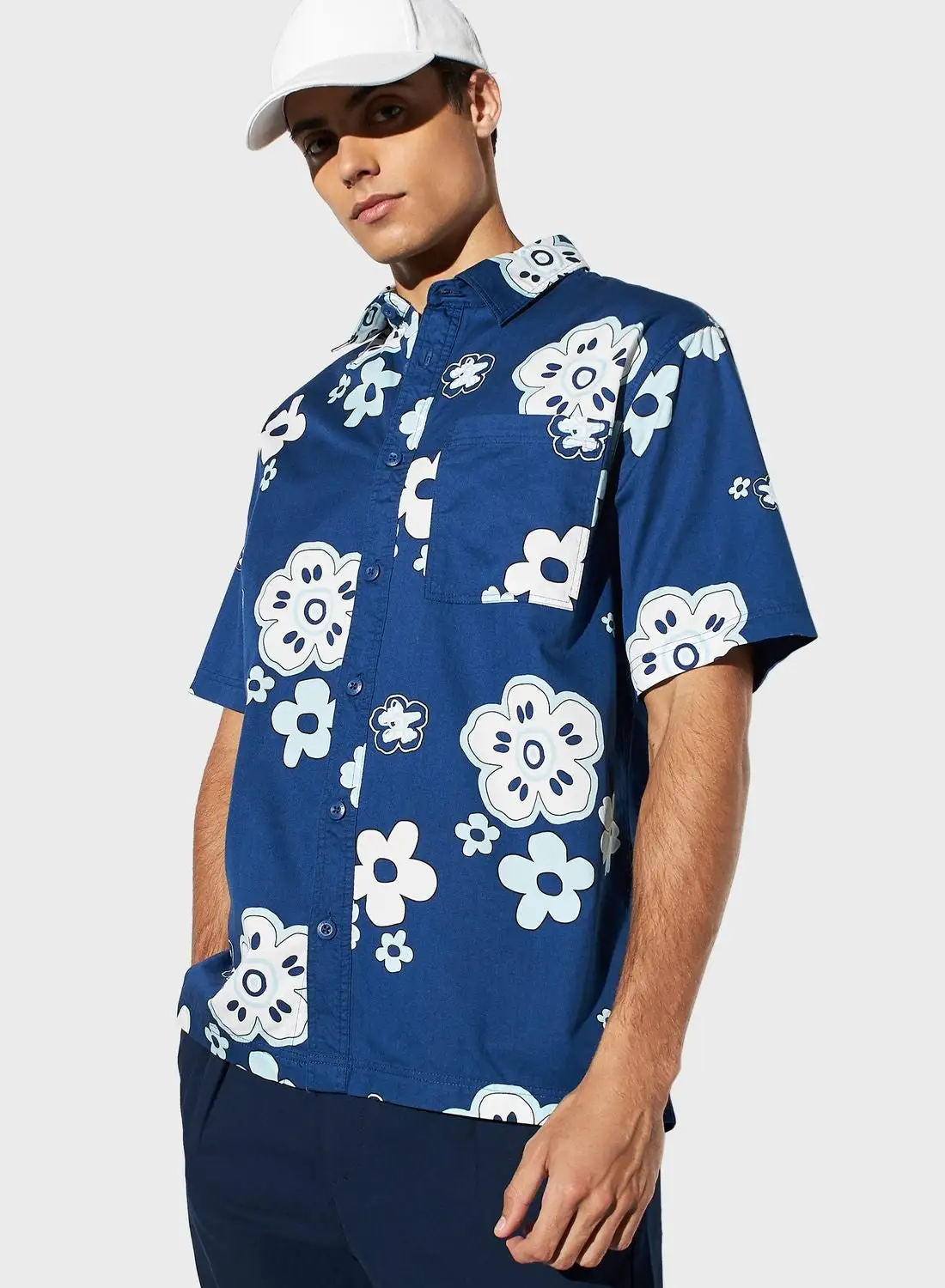 Lee Cooper Floral Print Regular Fit Shirt