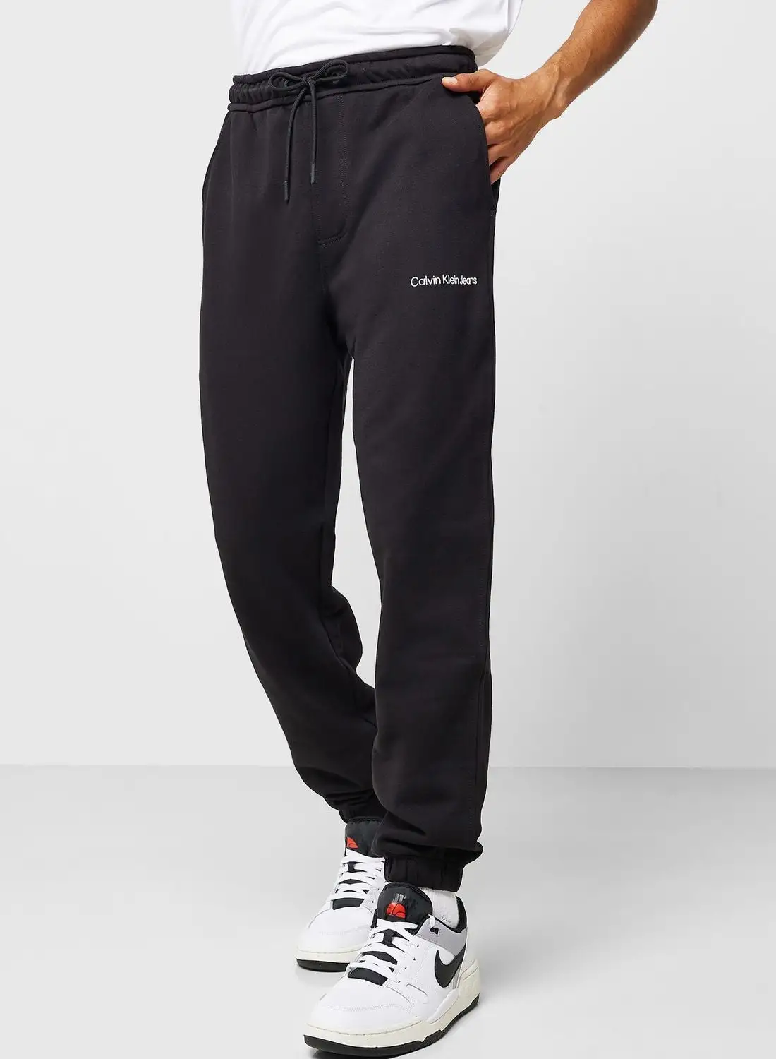 Calvin Klein Jeans Logo Drawstring Joggers