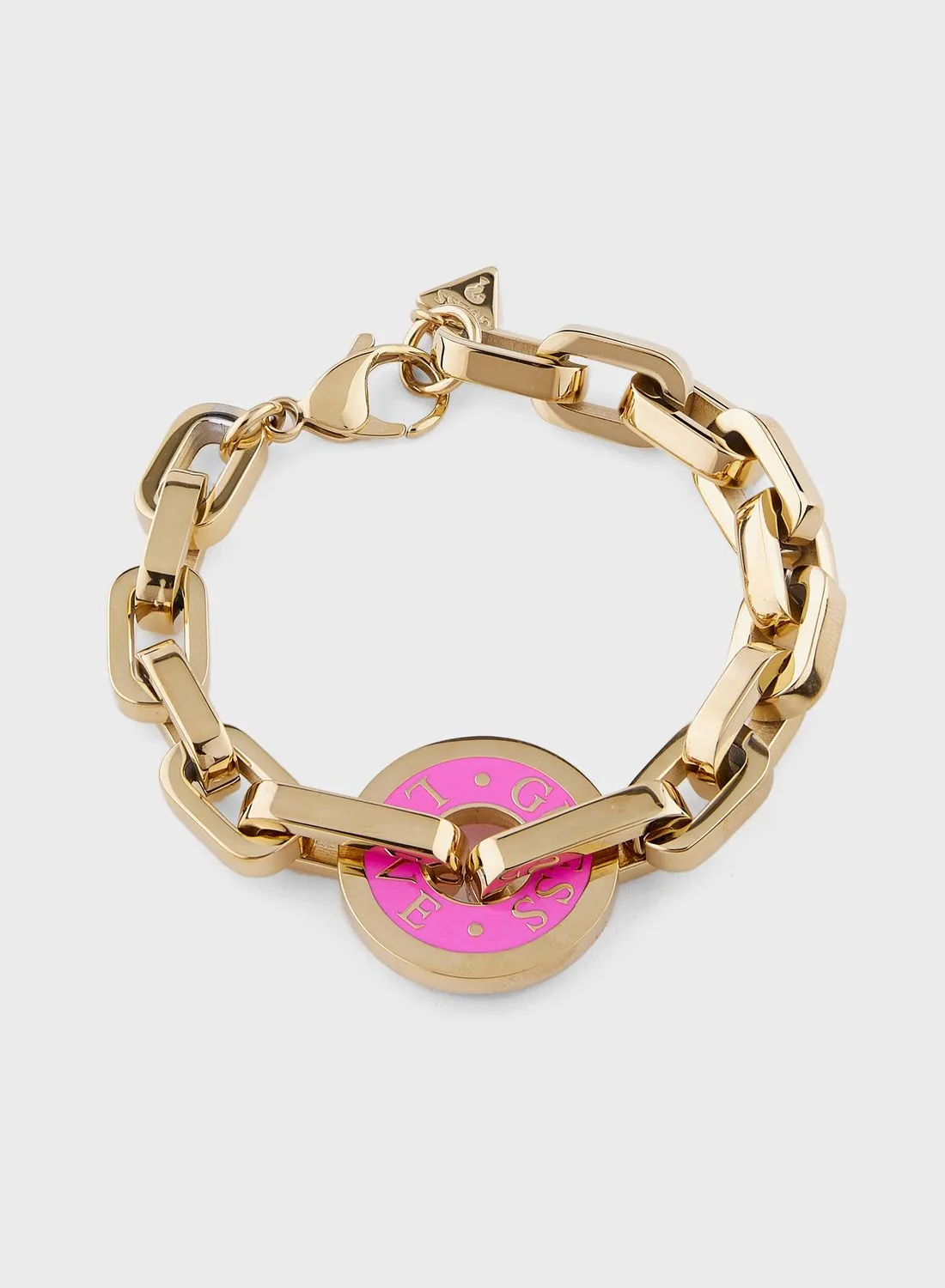 GUESS Gold Curb Link Chain Bracelet