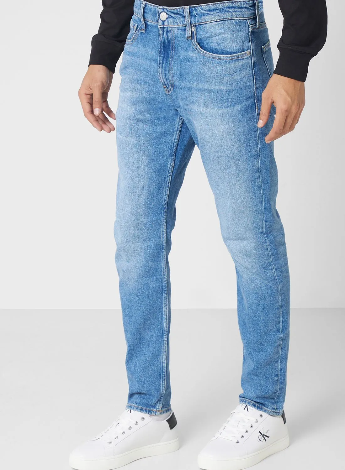 Calvin Klein Jeans Mid Wash Slim Fit Jeans