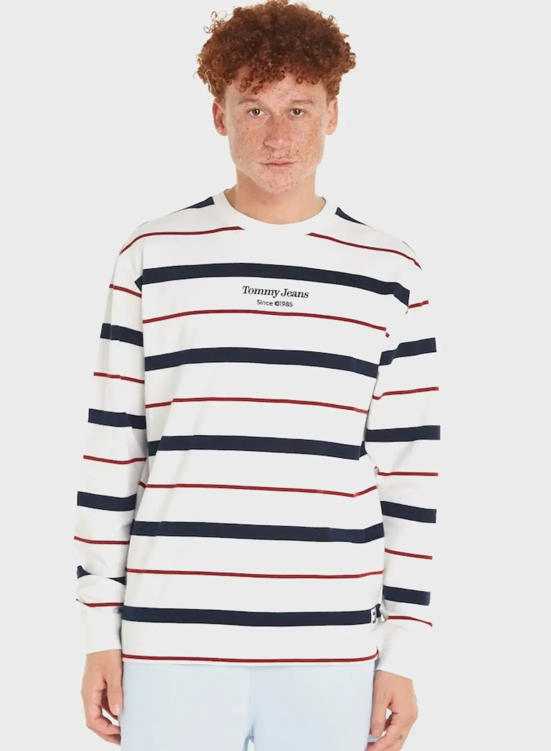 TOMMY JEANS Stripe Crew Neck T-Shirt