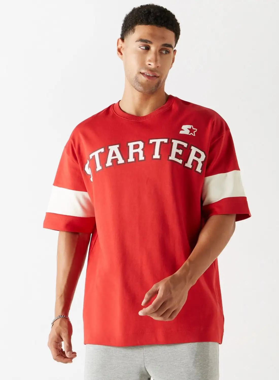 STARTER Logo Crew Neck T-Shirt