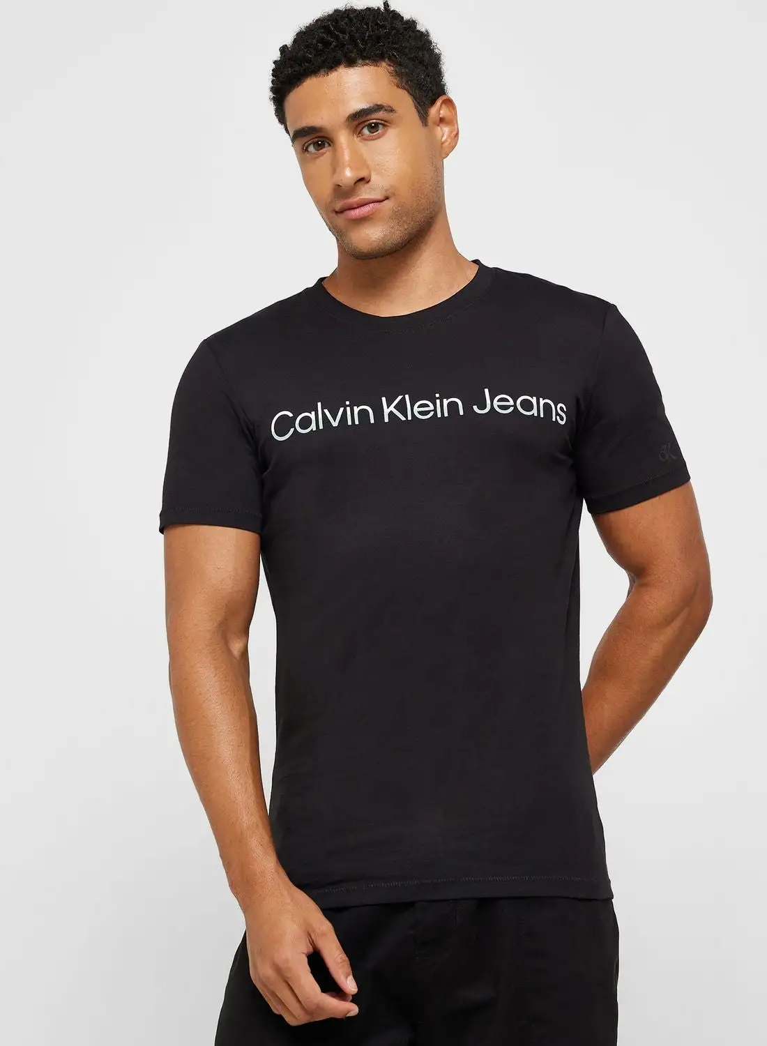 Calvin Klein Jeans Logo Crew Neck T-Shirt