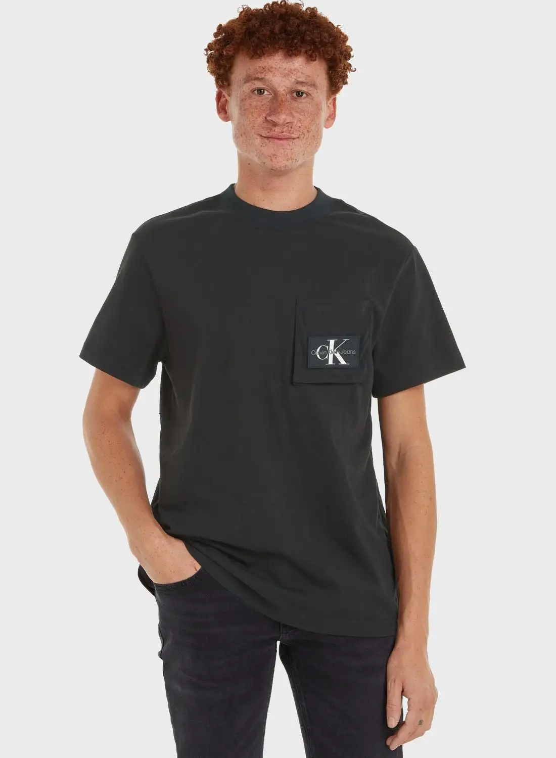 Calvin Klein Jeans Logo Crew Neck T-Shirt