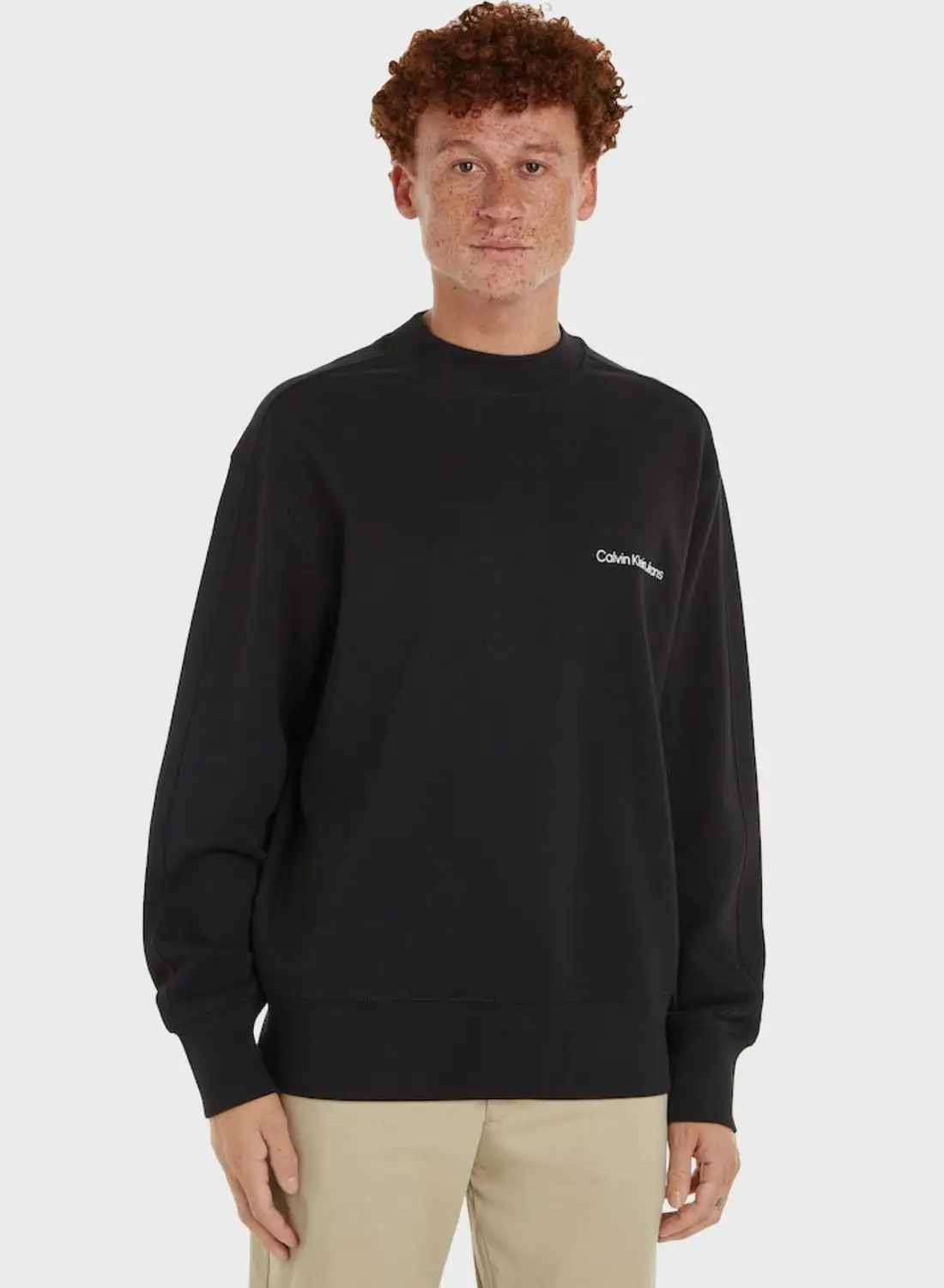 Calvin Klein Jeans Logo Crew Neck Sweatshirt