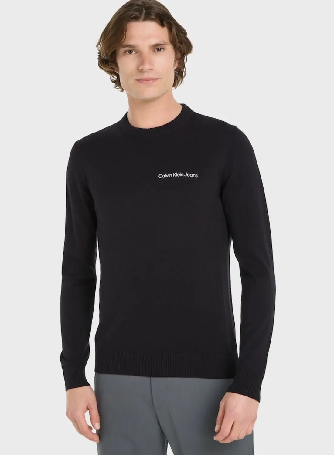 Calvin Klein Jeans Logo Crew Neck Sweater