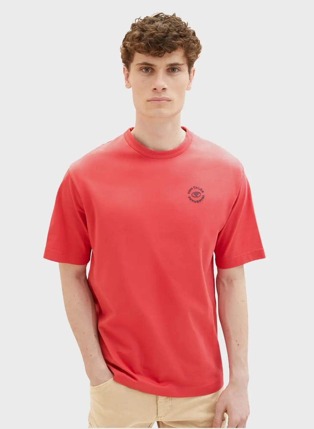 TOM TAILOR Logo Crew Neck T-Shirt