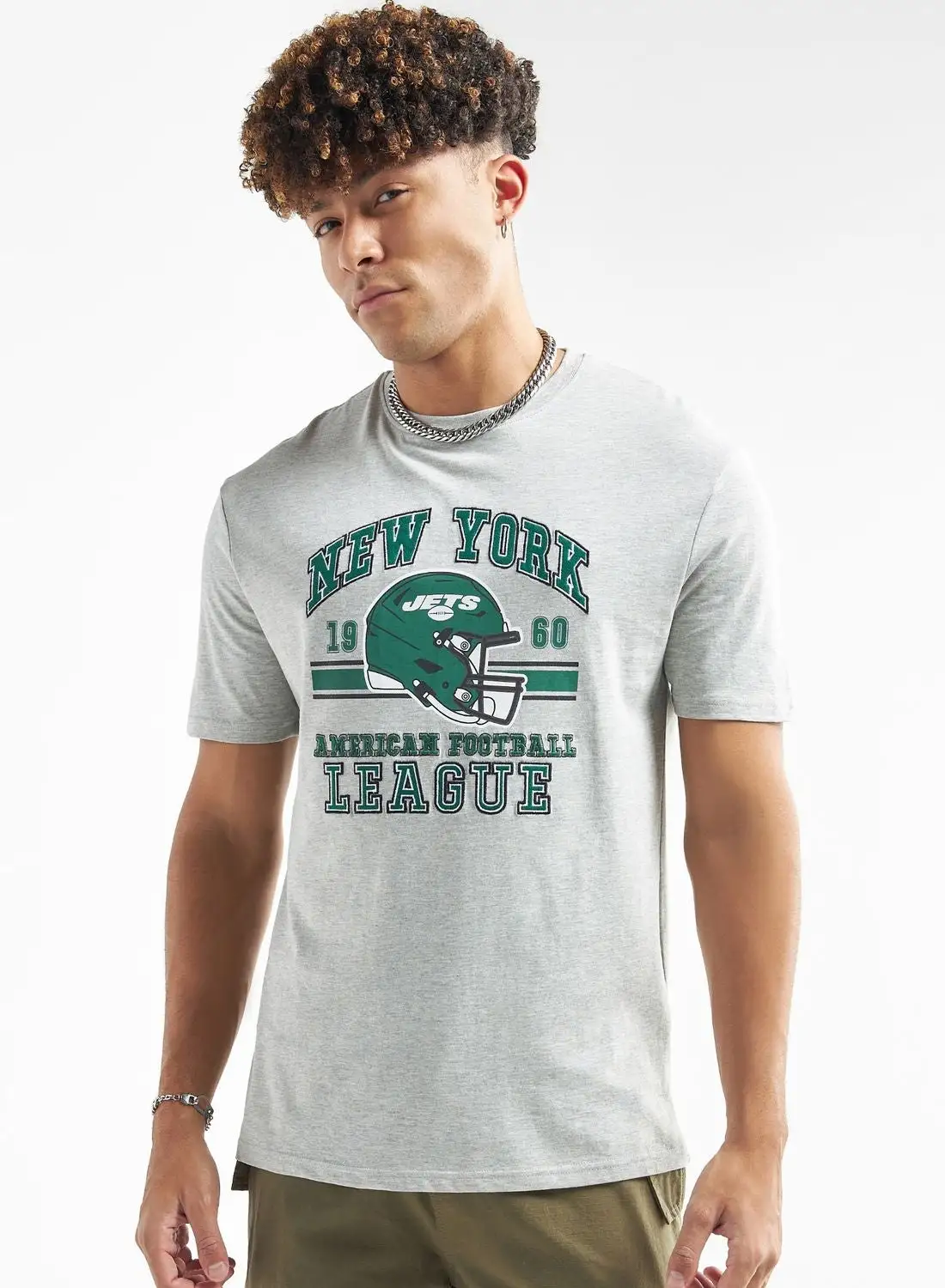 FAV New York Print Crew Neck T-Shirt