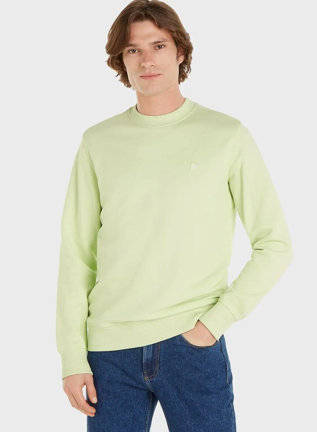 Calvin Klein Jeans Monogram Crew Neck Sweatshirt