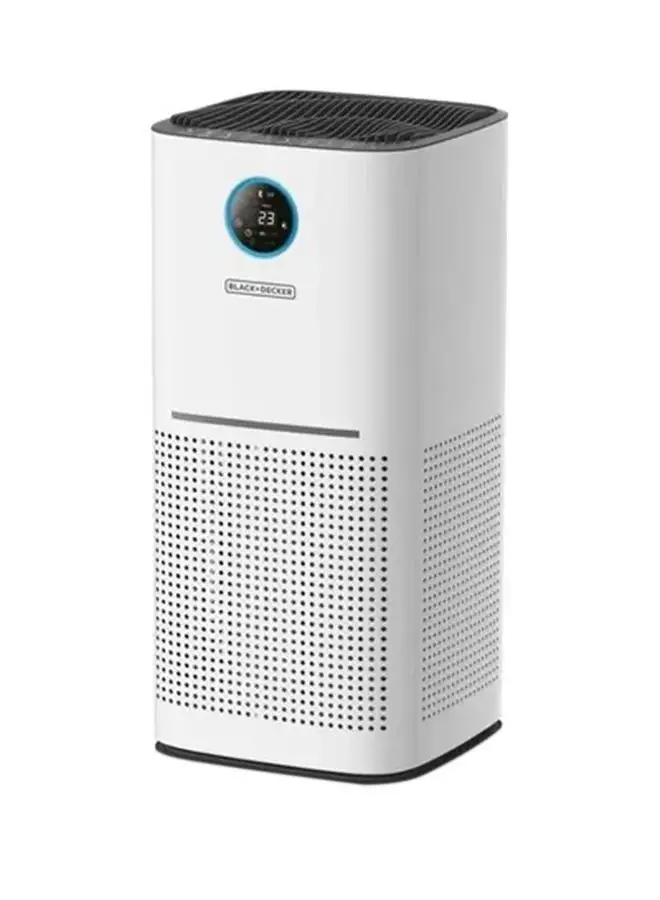 BLACK+DECKER Air Purifier High Performance For Rooms Size Upto 60m² Removes House Dust/Aerosols And Uncomfortable Smell AP3560-B5 White/Black