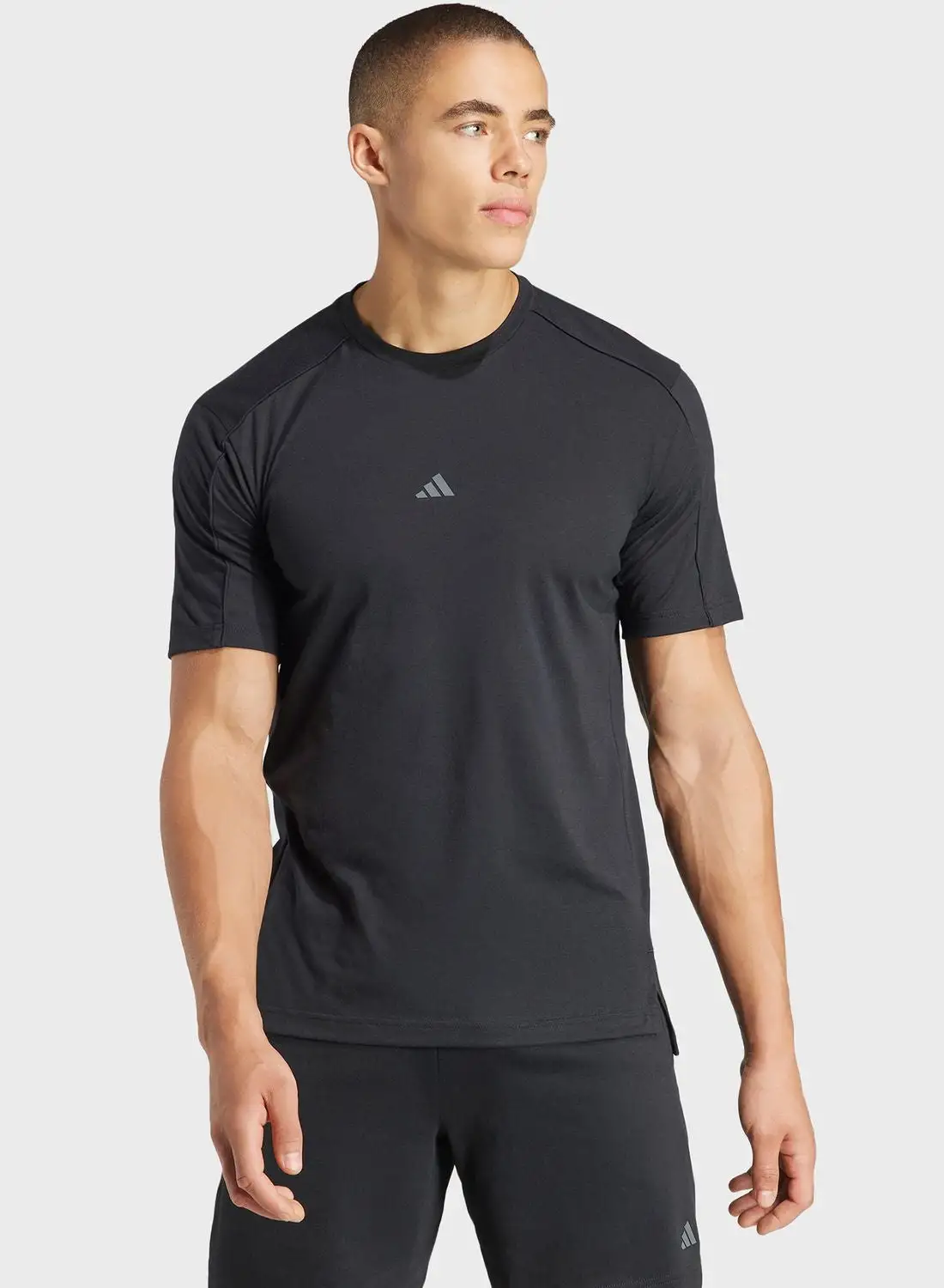 Adidas Logo Yoga T-Shirt