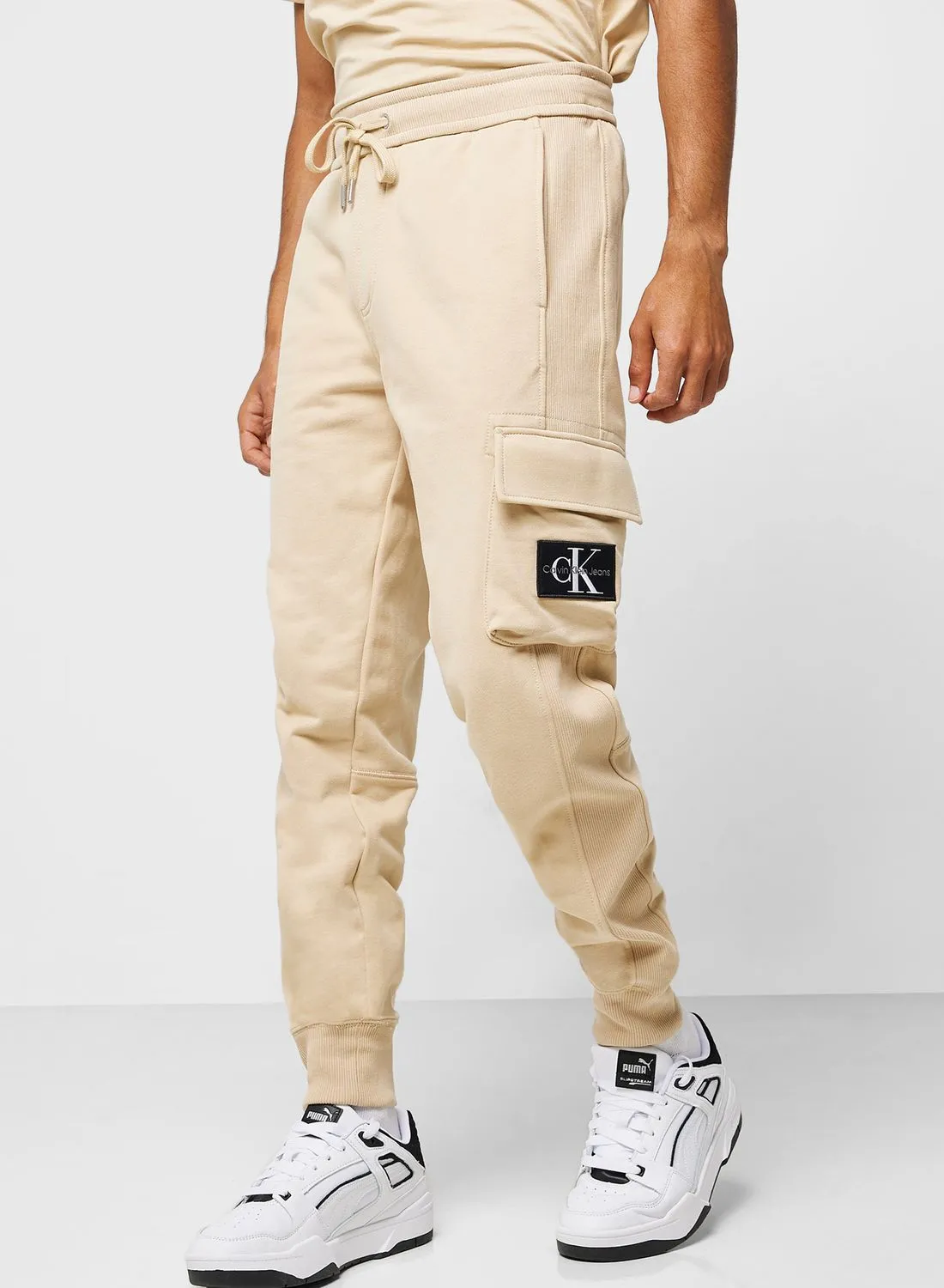 Calvin Klein Jeans Badge Drawstring Joggers