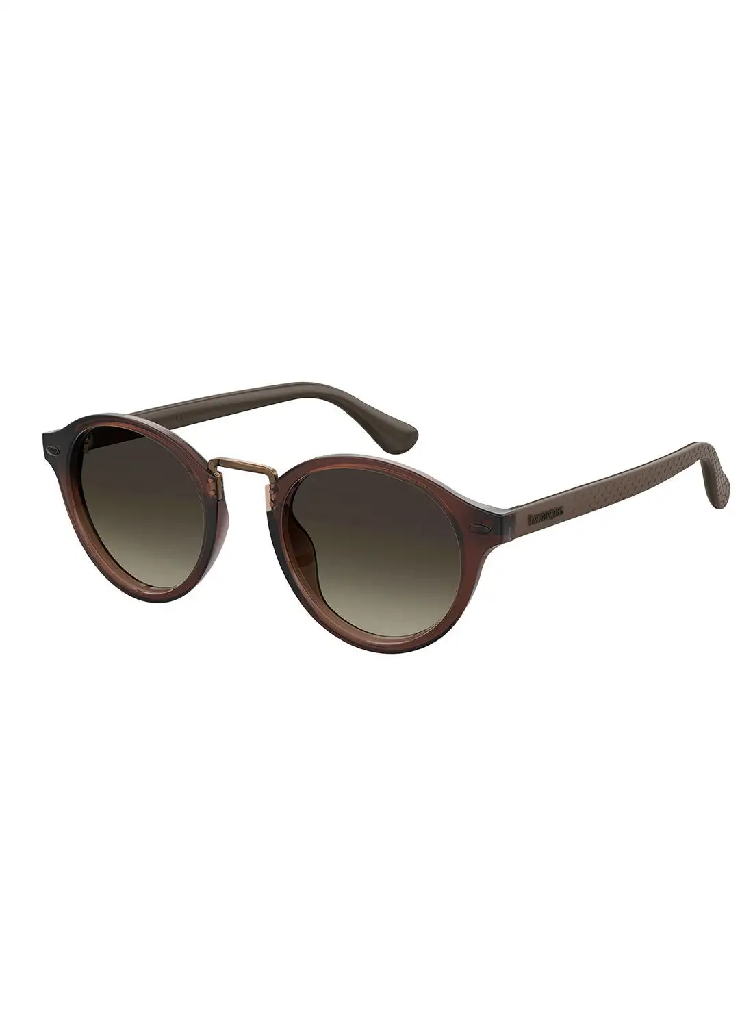 havaianas Unisex UV Protection Round Sunglasses - Itaparica Brown 49 - Lens Size: 49 Mm