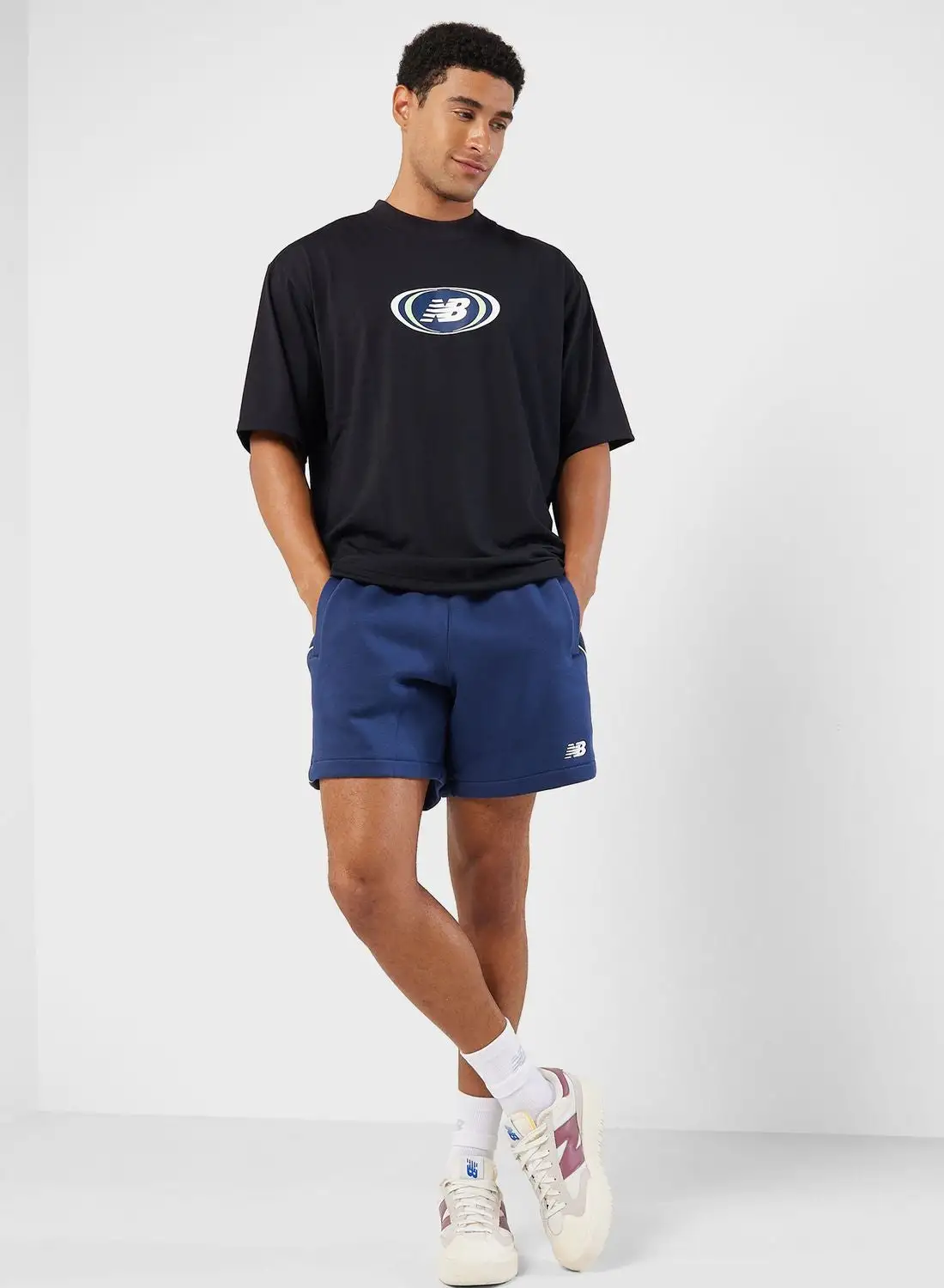 New Balance Hoops Fleece Shorts