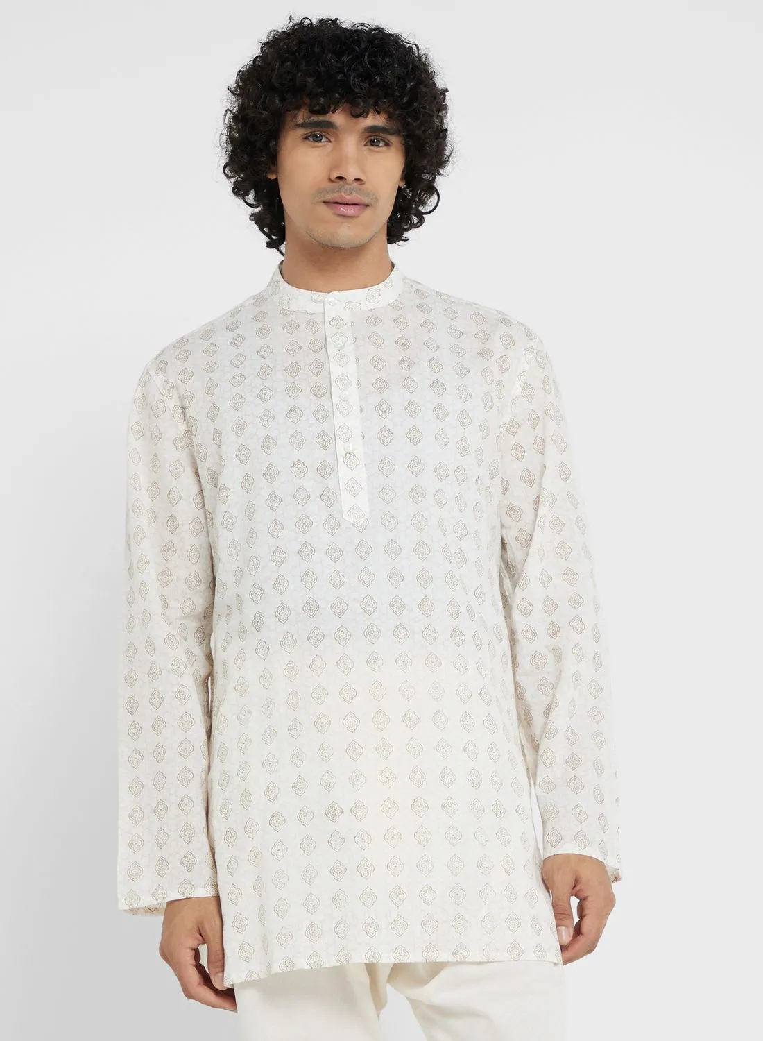 Fabindia Textured Long Kurta