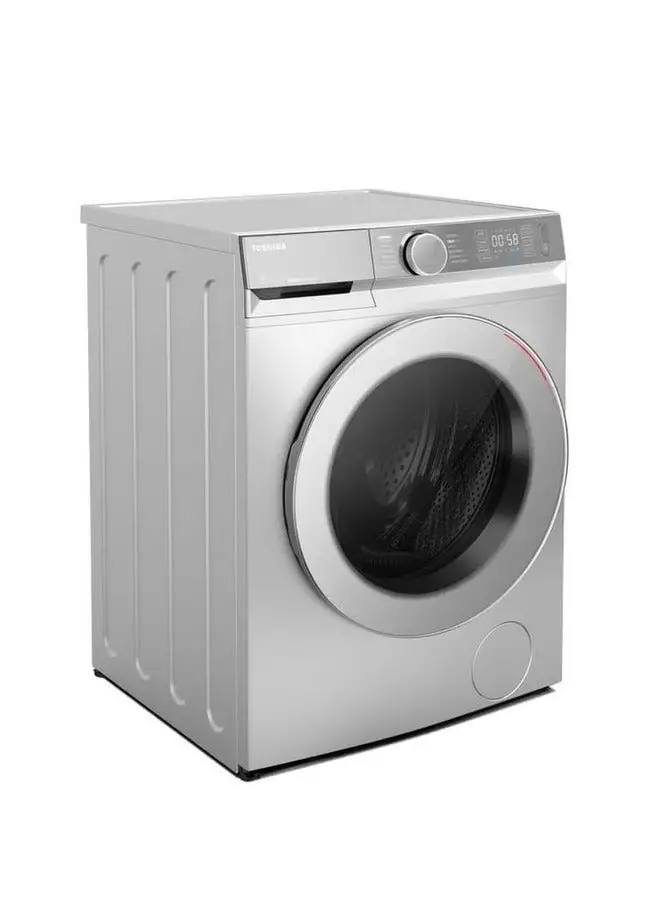 Toshiba 8 Kg  Front Load Washing Machine, 1400 RPM, 16 Programs,, ECO Cold Wash, Fast And Steam Wash 8 kg TW-BL90A4B(SK) Silver