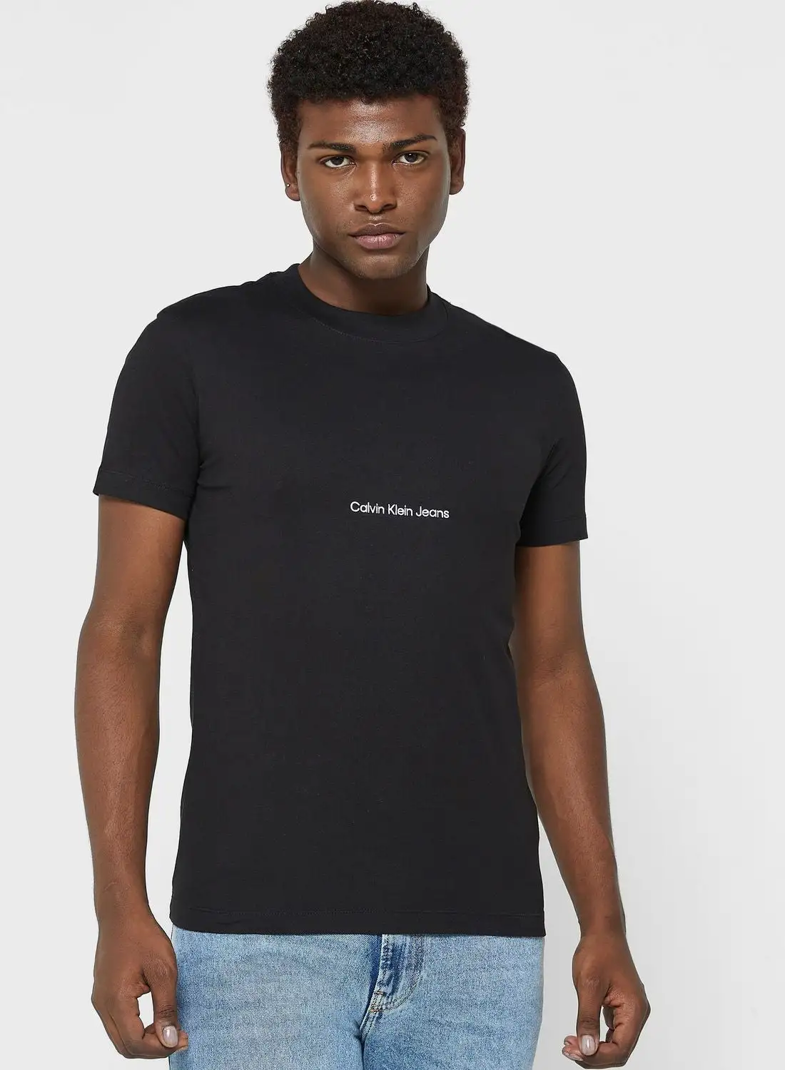 Calvin Klein Jeans Institutional Crew Neck T-Shirt