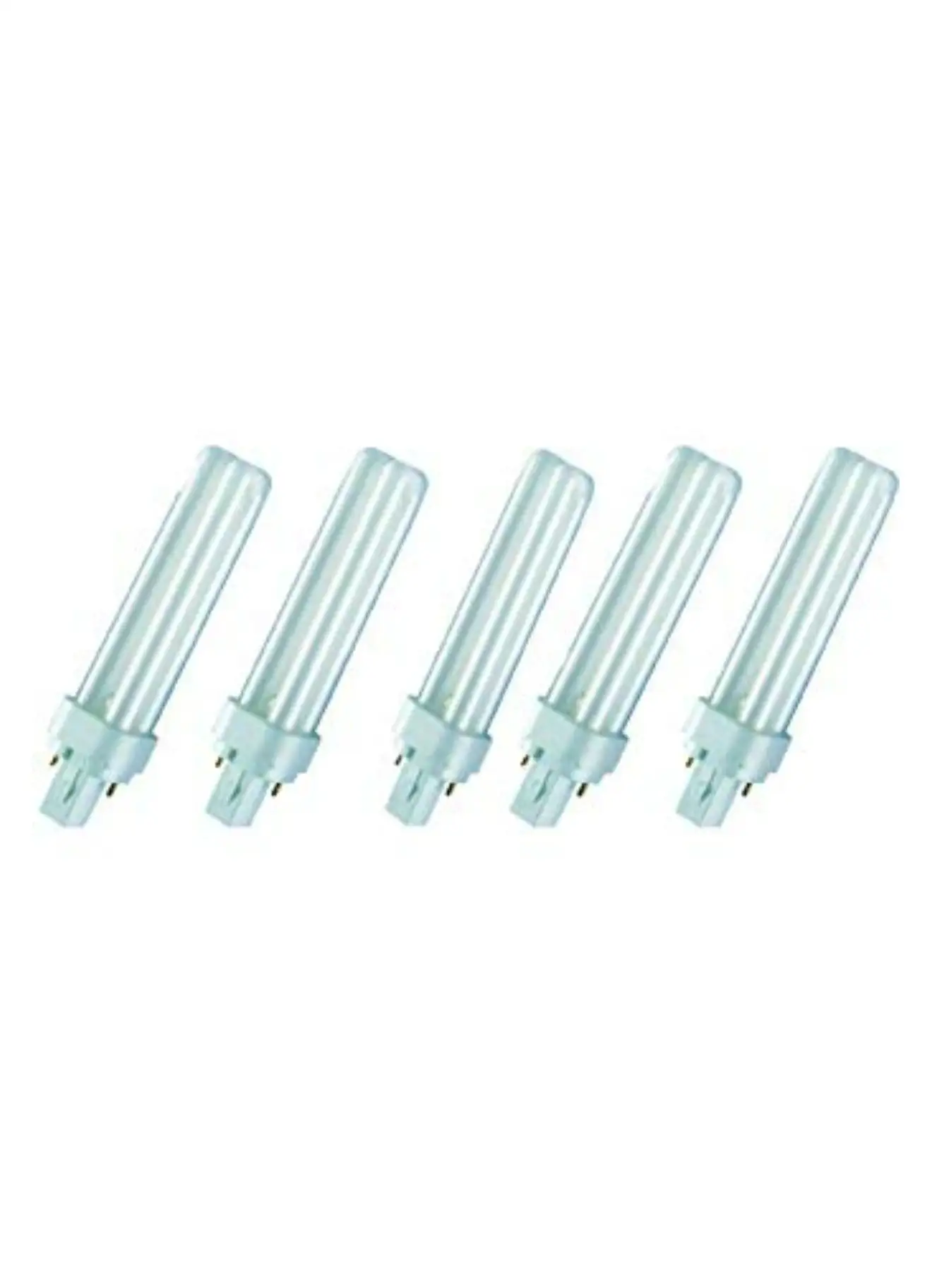 Osram Osram Dulux D 18W Cool White 4000K Compact Fluorescent Bulb 2-Pin Pack of 5