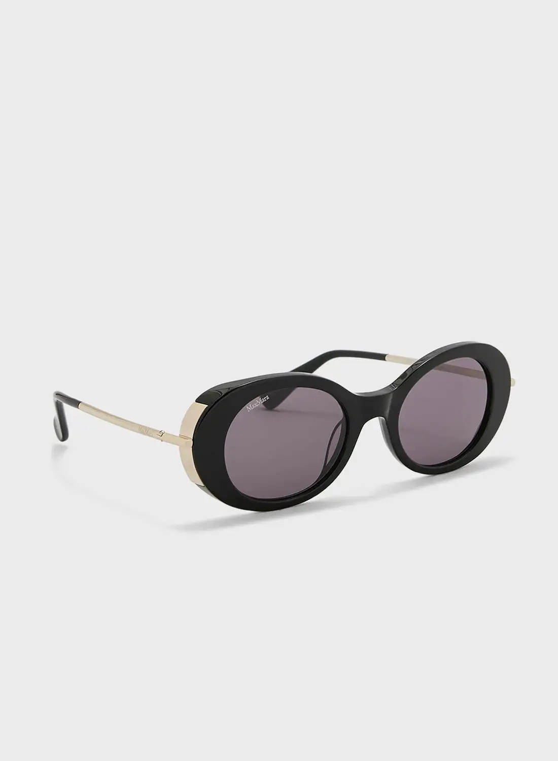 MaxMara Plastic Oval Sunglasses