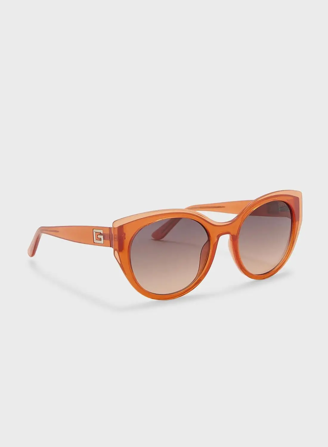 GUESS Mirrored Round Sunglasses