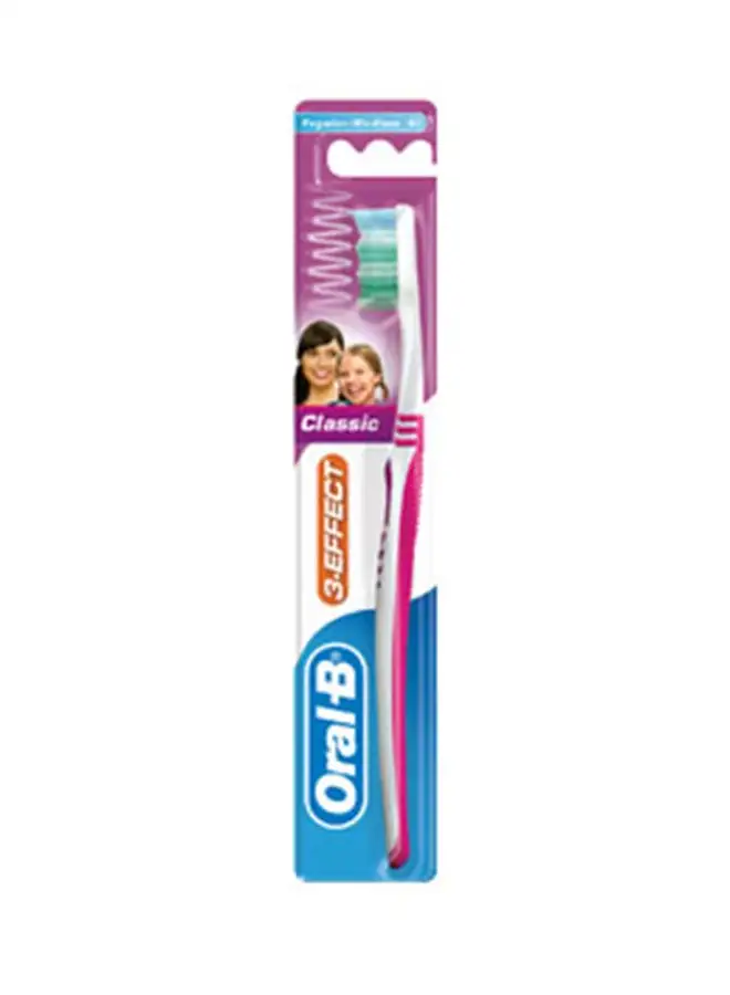 Oral B 123 Classic Toothbrush - 40 Medium Count 1 Multicolour medium