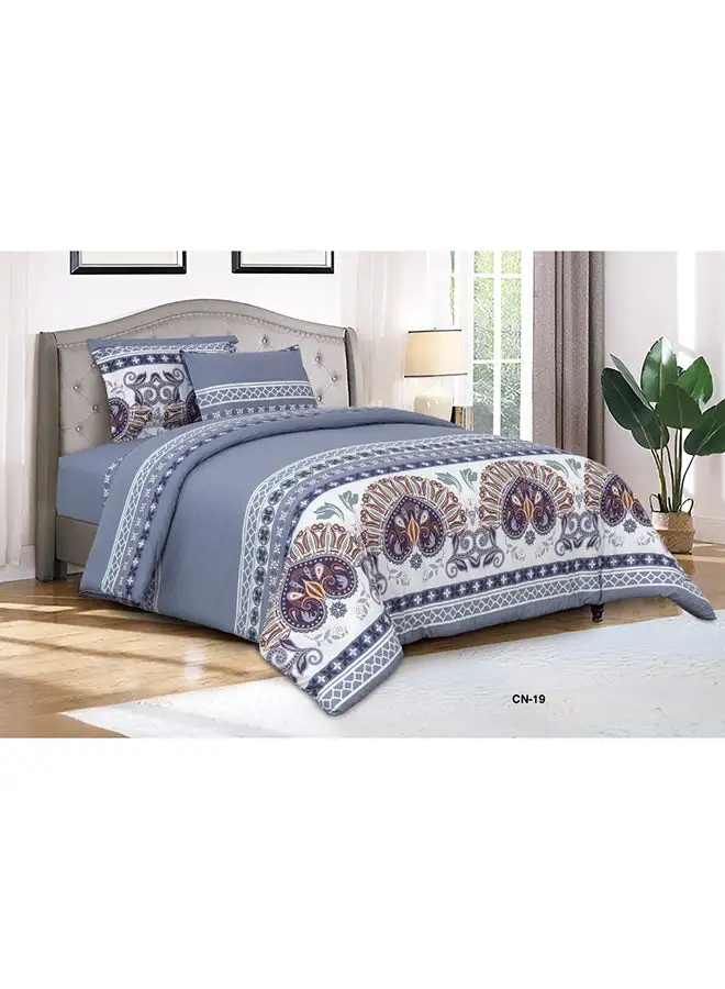 Cannon CANNON PRINTED COMFORTER SINGLE 4PC 180TC