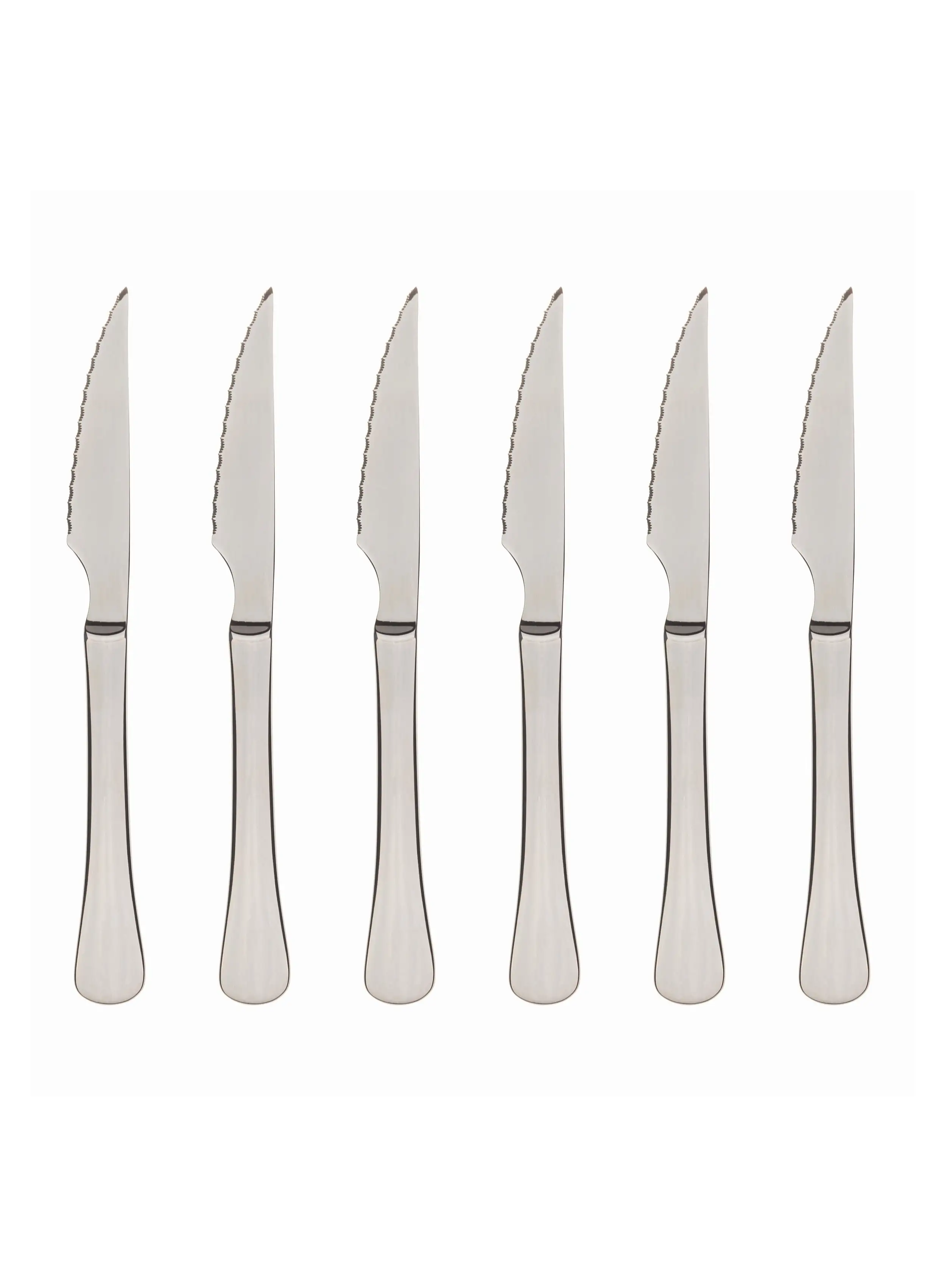 BERGNER 6 Piece Munich Stainless Steel Steak Knife Set