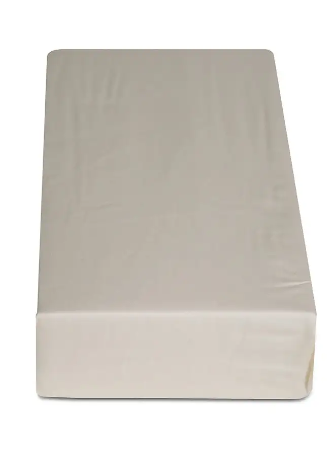 Cannon Cannon Fitted Sheet King 1Pc Plain Ivory C